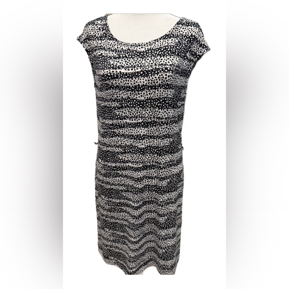 Banana Republic Black and White Polka Dot Dress. Size small